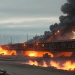 Ukraine destroys key Russian bridge, disrupting supply lines and escalating conflict